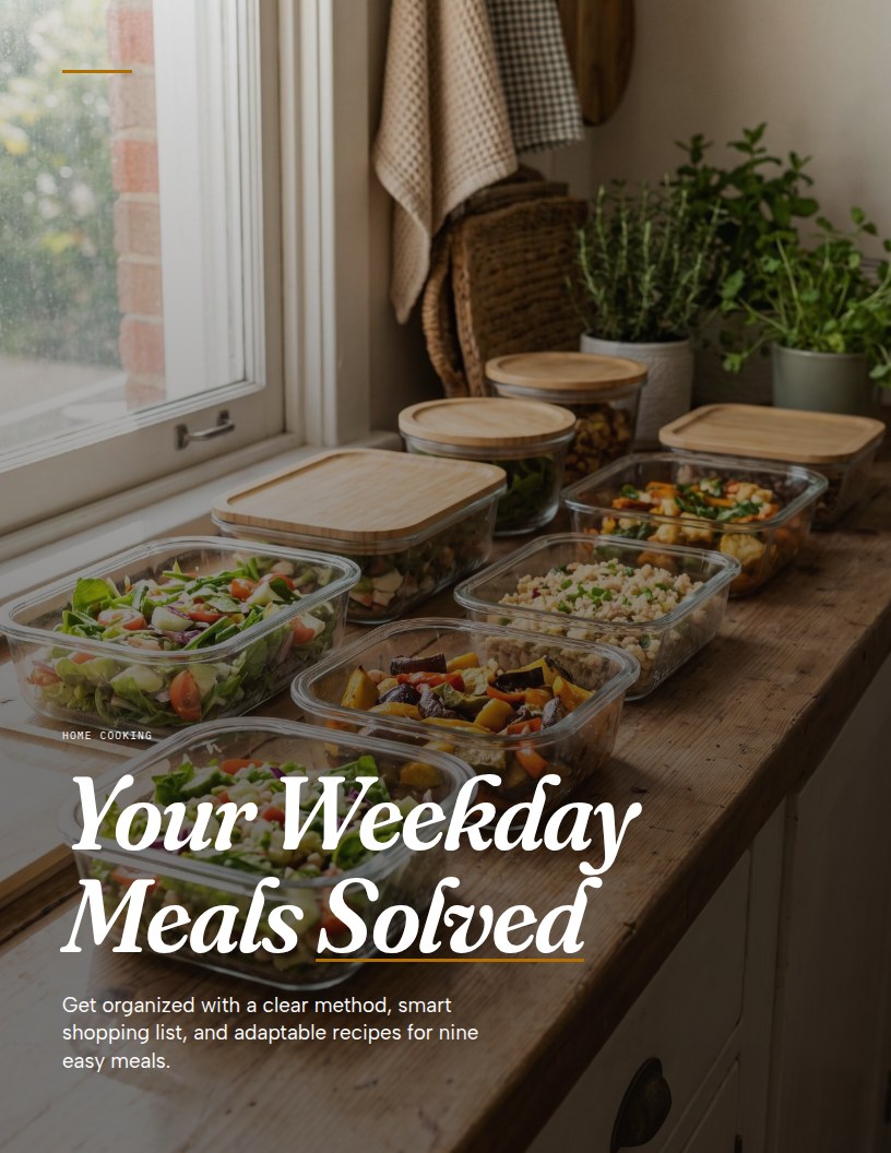 The Weekly Meal Prep Planner