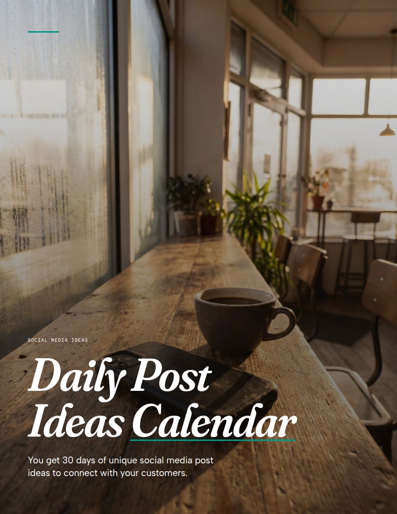 The 30-Day Social Media Calendar